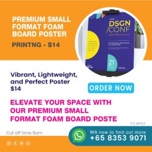 Premium Small Foam Board Poster