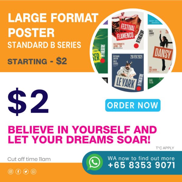 Large Format Poster - B Series