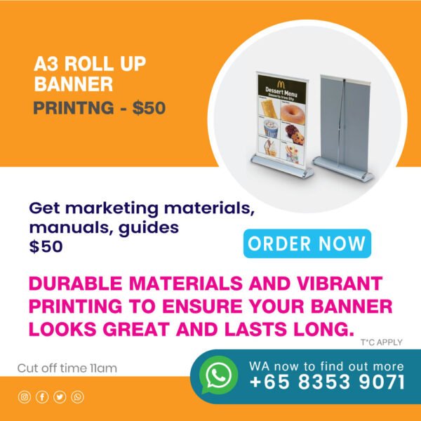 A3 Roll Up Banner