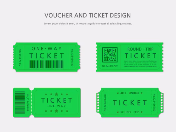 Tickets / Vouchers with Serial Numbers - Image 6