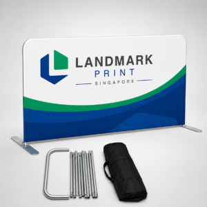 Tension Fabric Barrier Display
